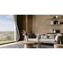 LEVATA - 47X47 SLIM, GRAVEL, BRUSHED